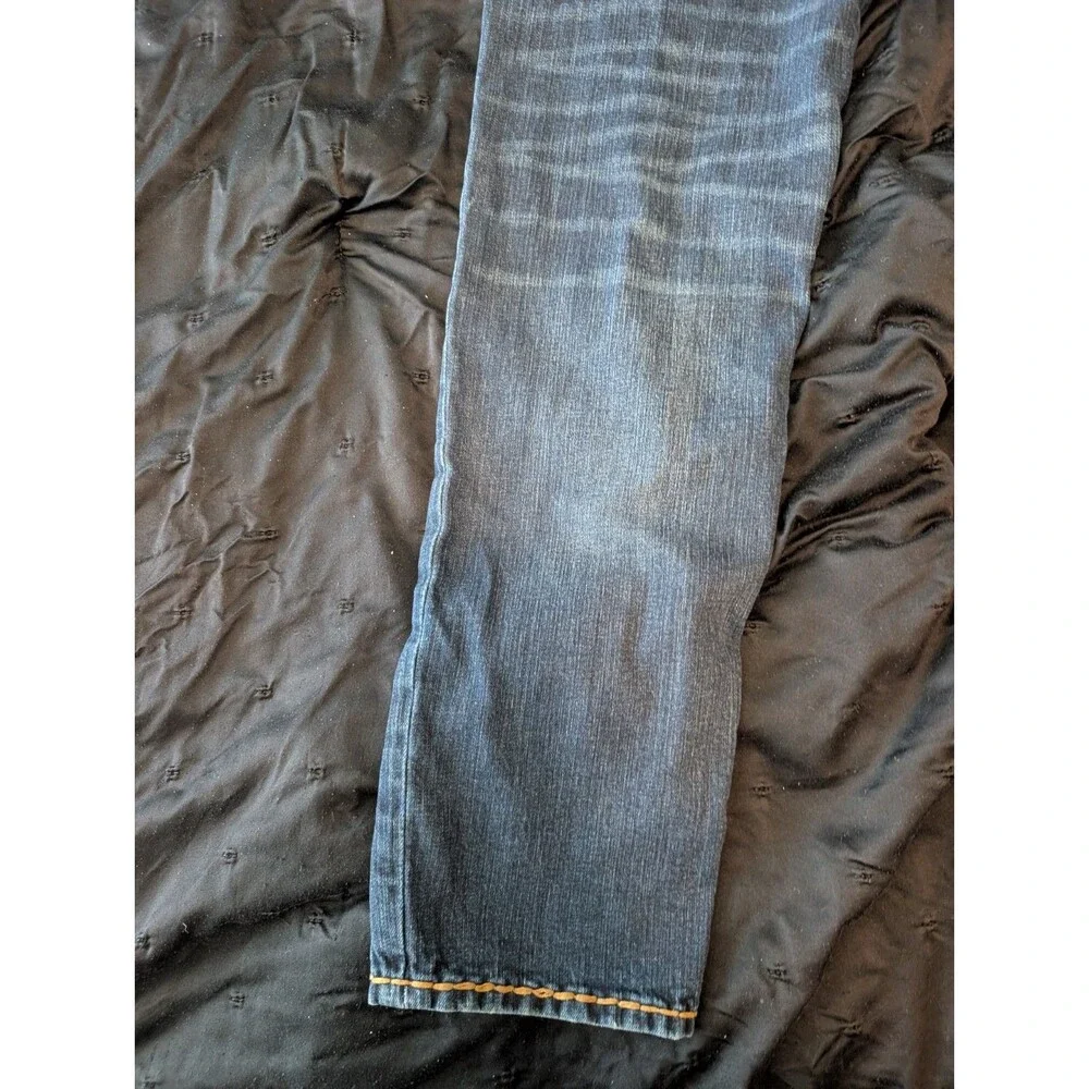 True Religion Rocco Jeans Men's Size 42 Blue Medium Wash Relaxed Skinny Denim